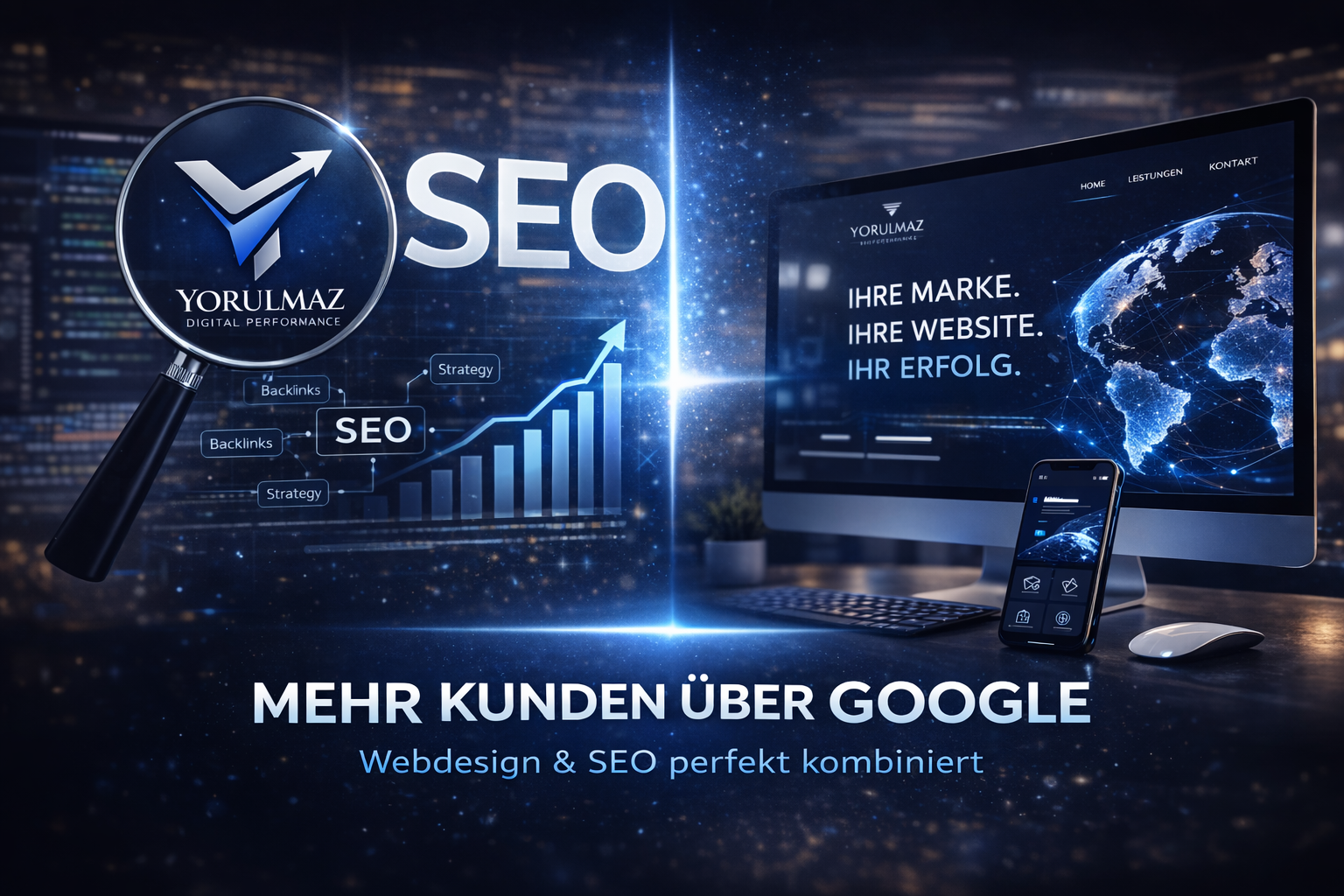 Webdesign Premium-Paket & SEO-Webseite (inklusive 12 Monate Betreuung)